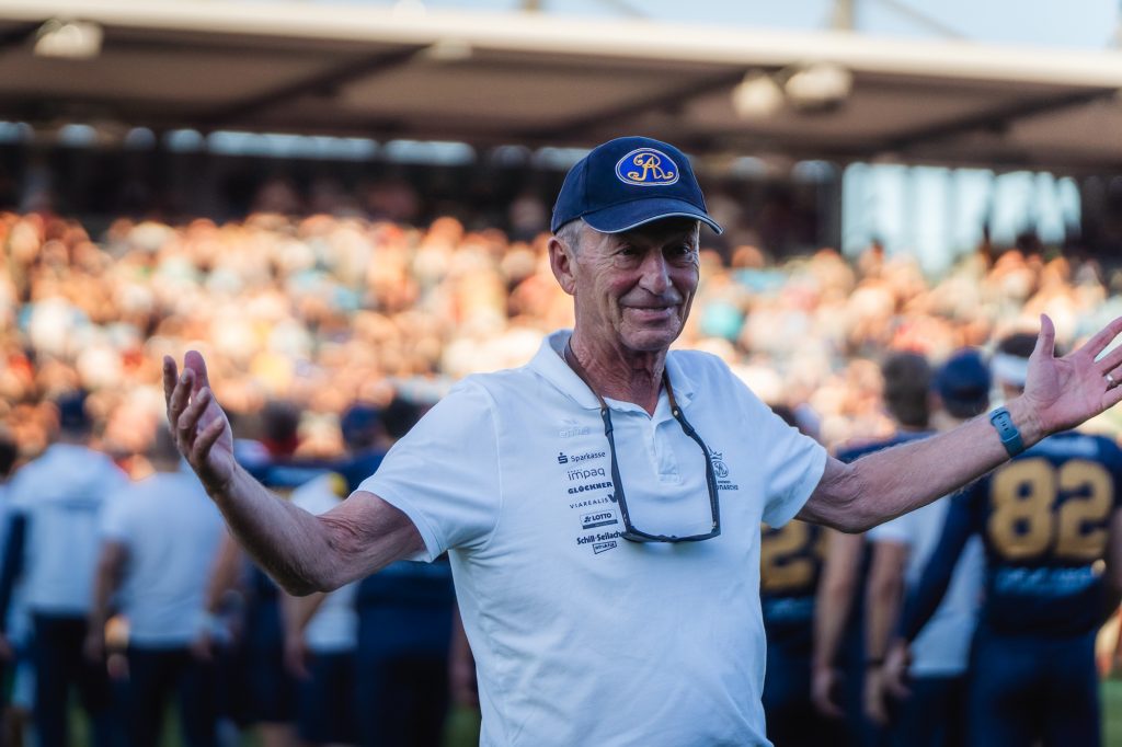 Headcoach Greg Seamon vom Footballteam Dresden Monarchs